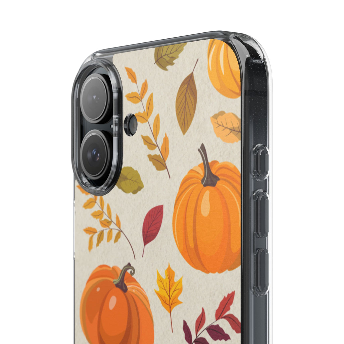 Clear Phone Case – Falling for Pumpkin