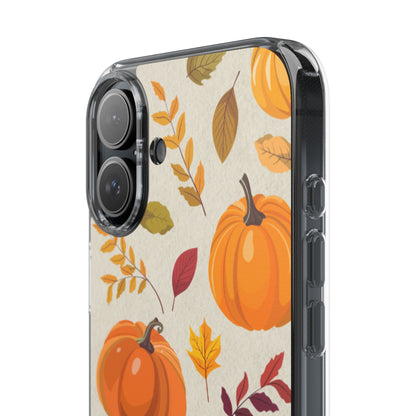 Clear Phone Case – Falling for Pumpkin