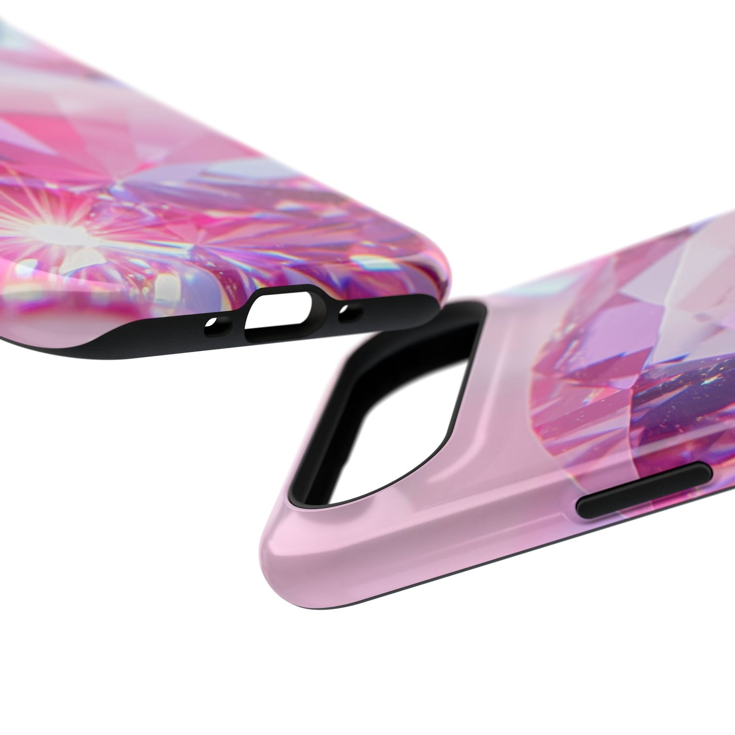 Impact-Resistant Phone Case – Pink Ice