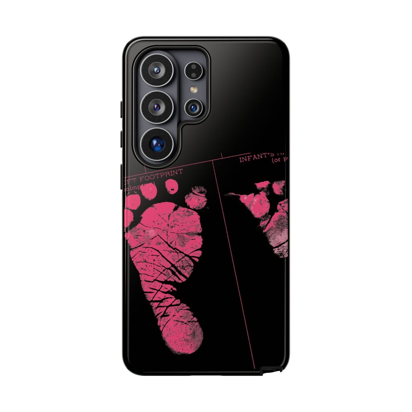 Protective Phone Case – Mom’s Little Pink Footprints