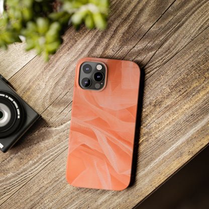 Slim Phone Case – Coral Veil