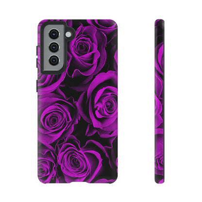 Protective Phone Case – Amethyst Roses