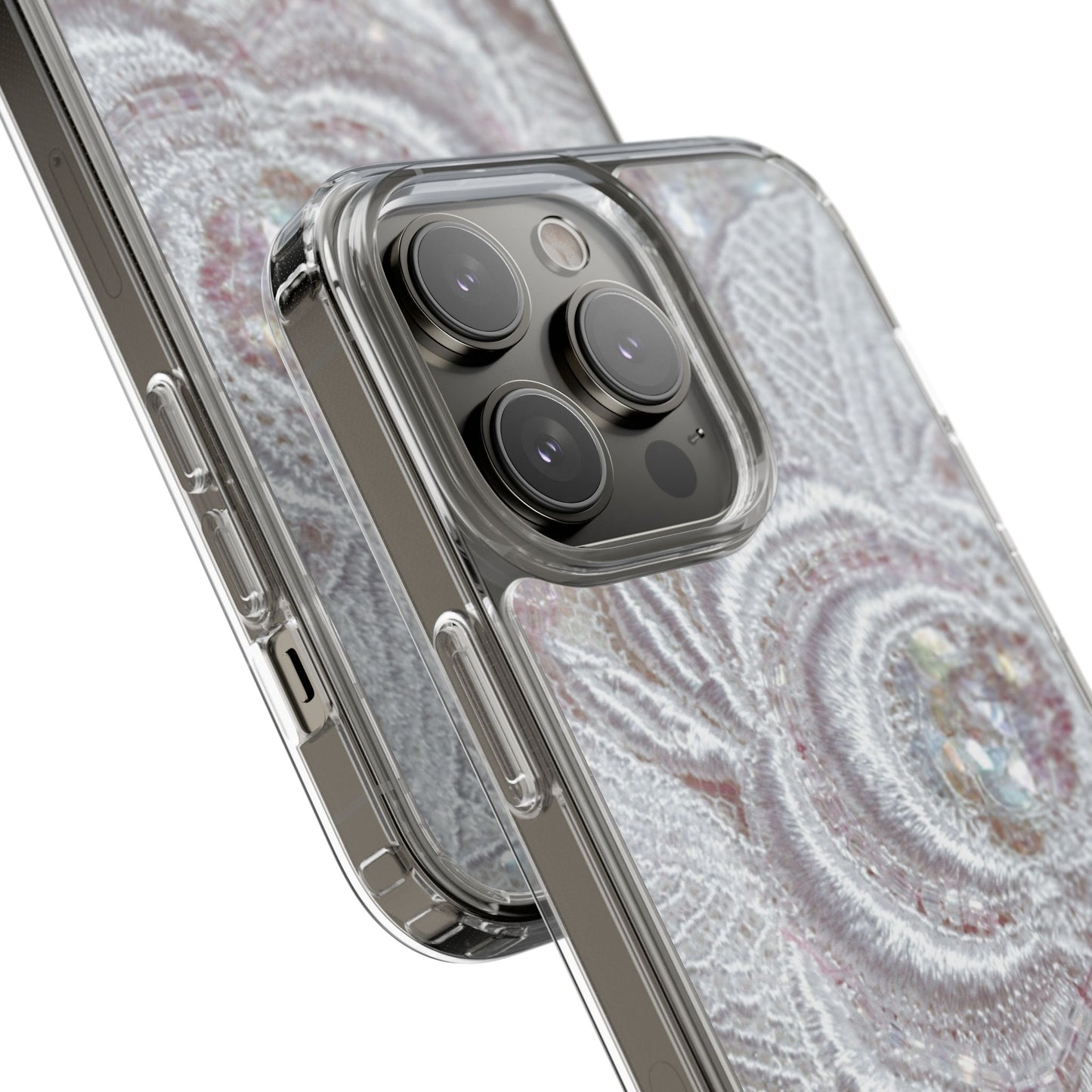 Clear Phone Case – Lace Veil