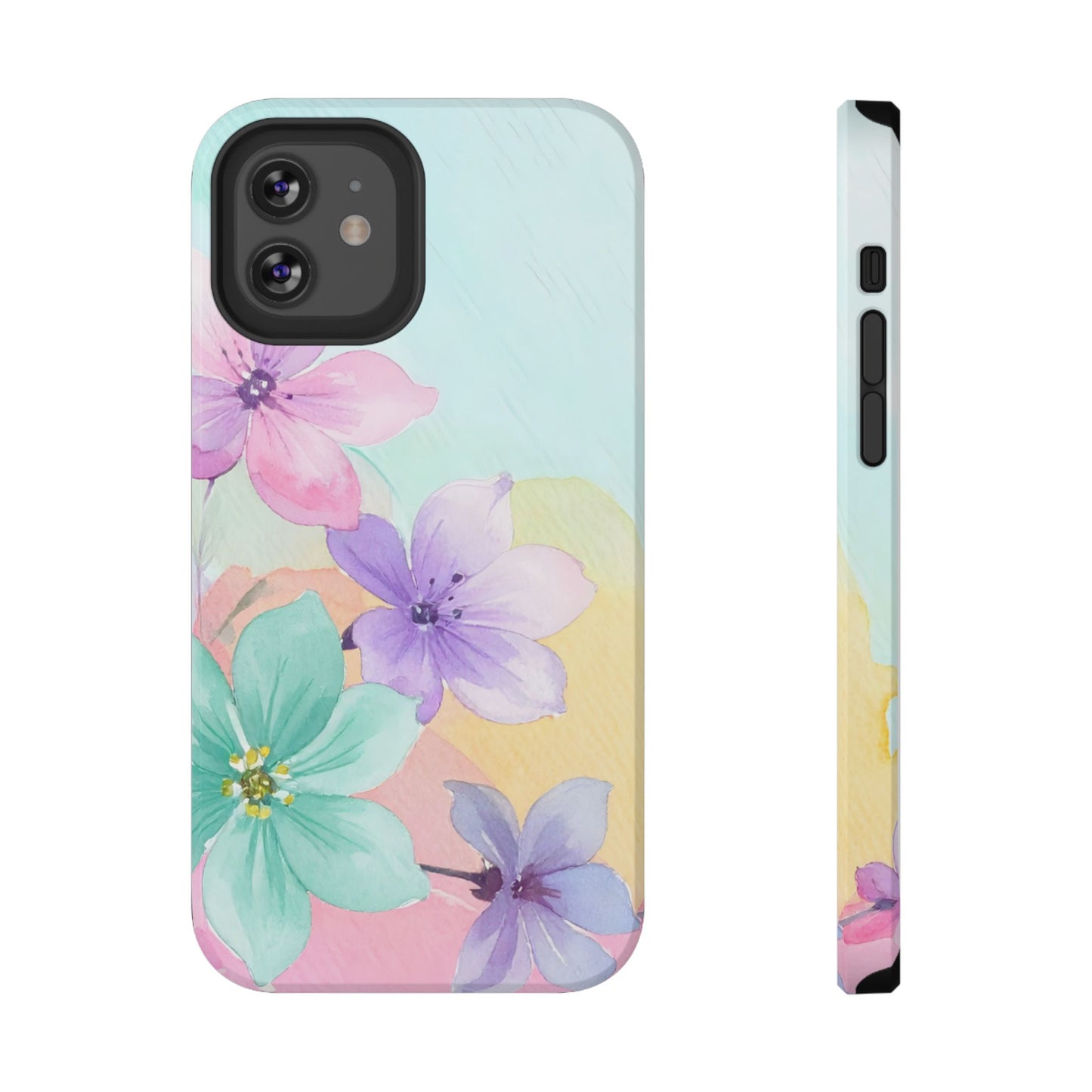 Impact-Resistant Phone Case – Water Petal