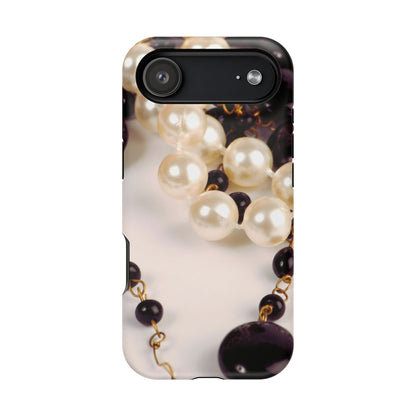 Wireless-Charging Compatible Case – Noir Pearl
