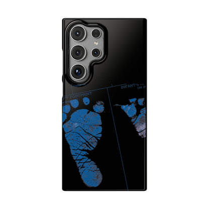 Snap Phone Case – Mom’s Little Blue Footprints