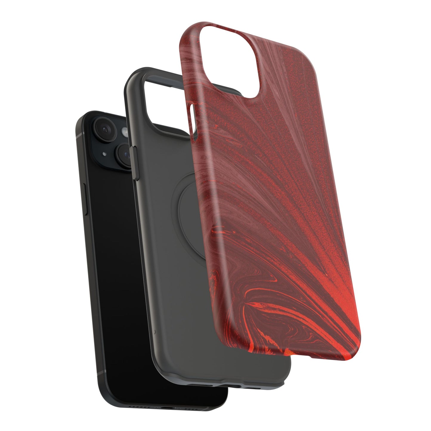 Impact-Resistant Phone Case — Crimson Current