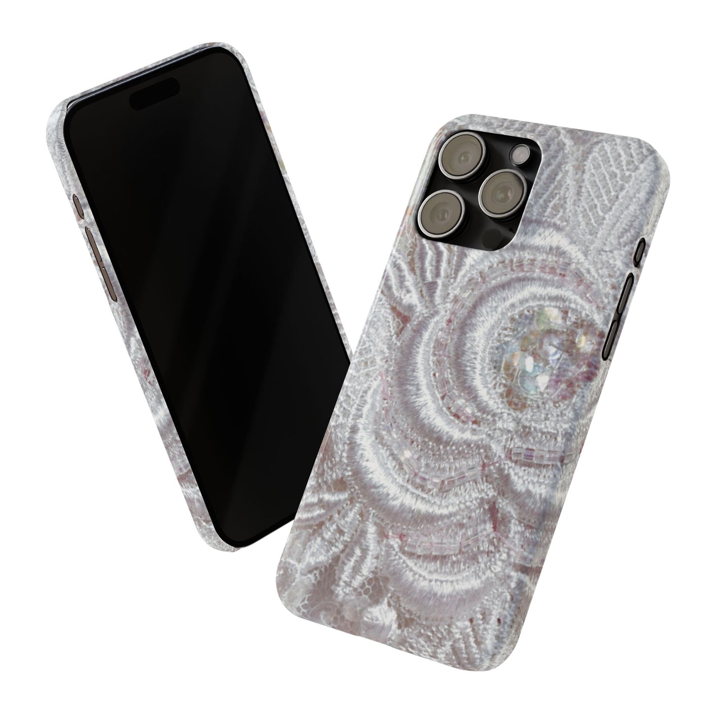 Slim Phone Case – Lace Veil