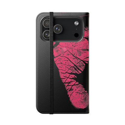 Flip Case – Mom’s Little Pink Footprints