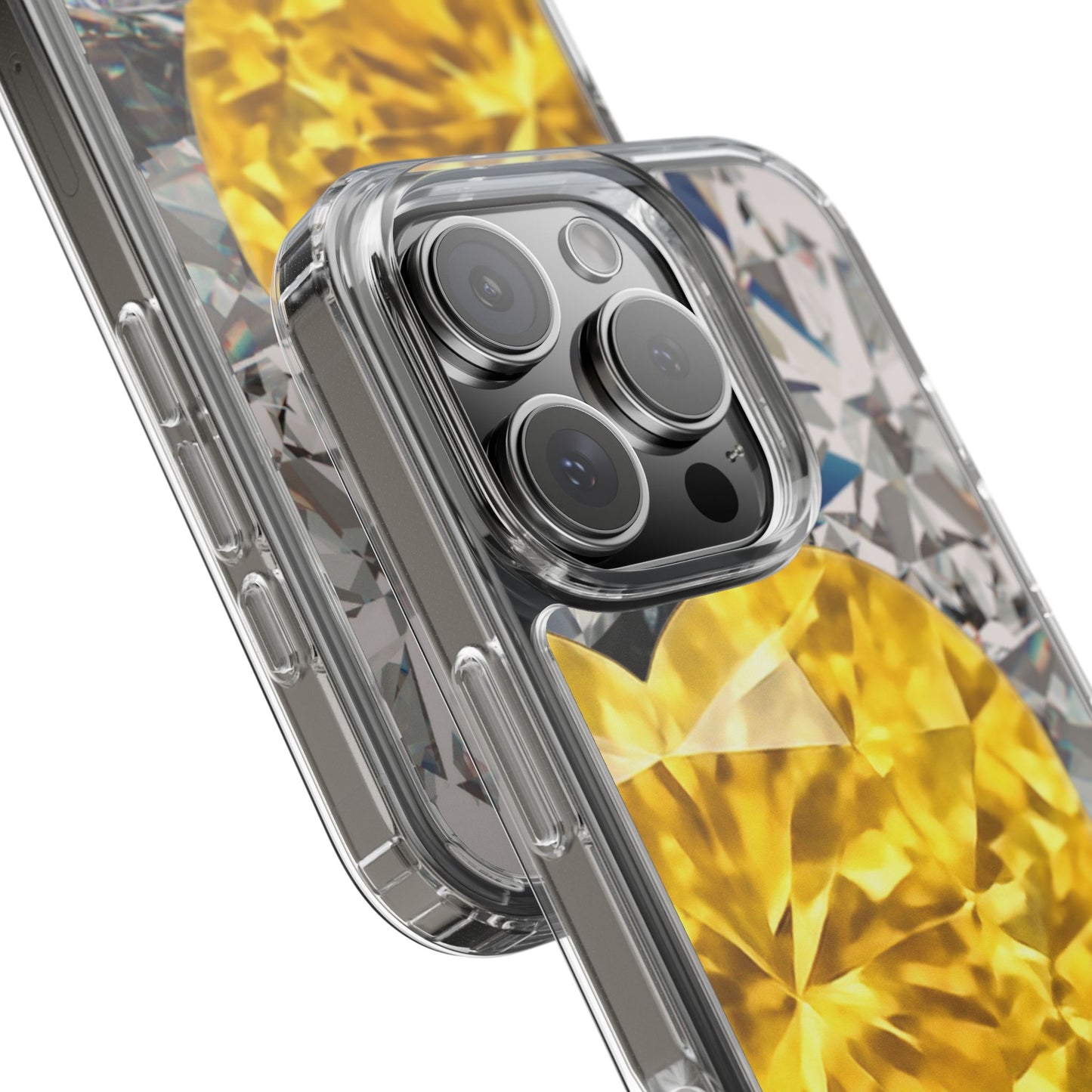 Clear Phone Case – Heart of Gold