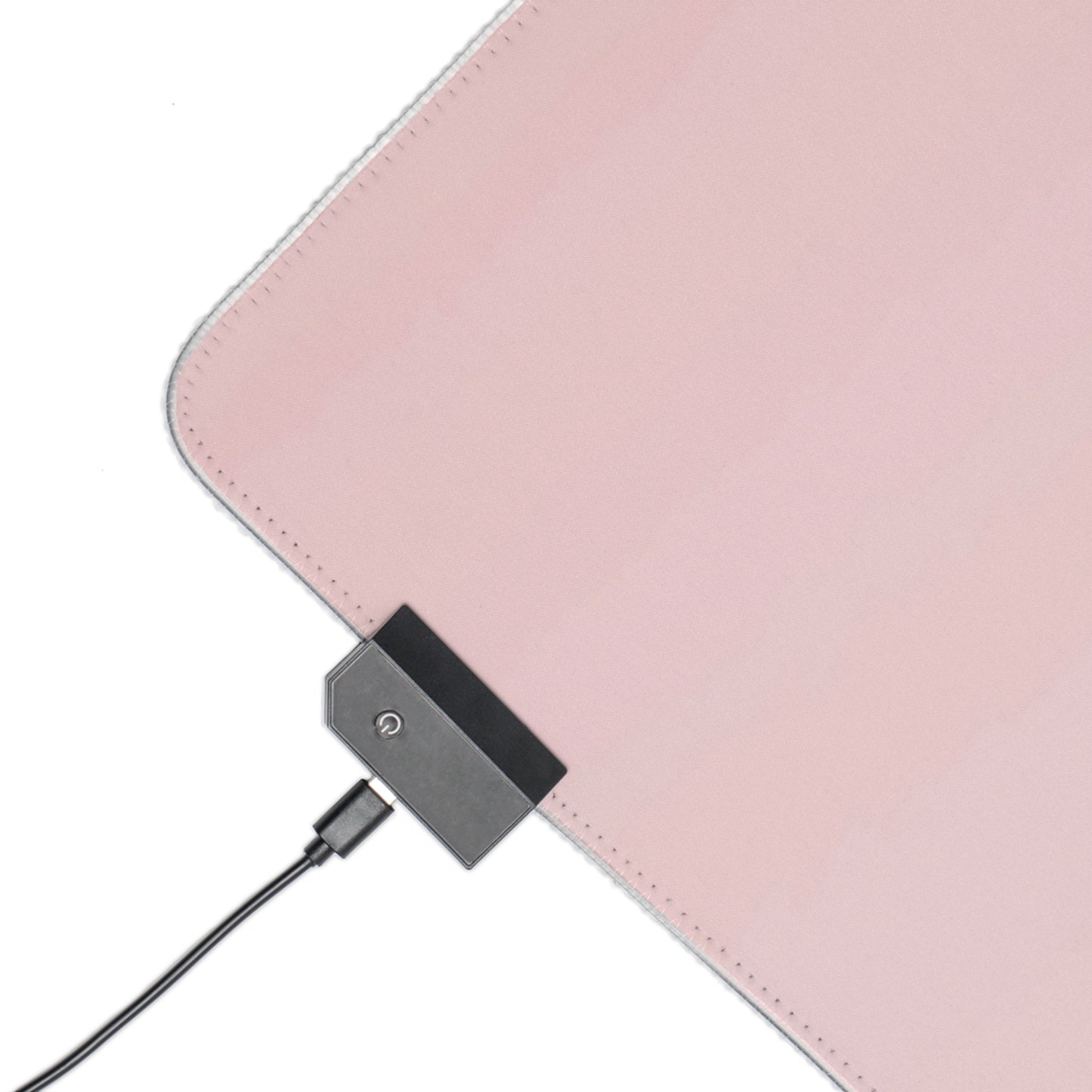Gaming LED Desk Mat – Soft Blush