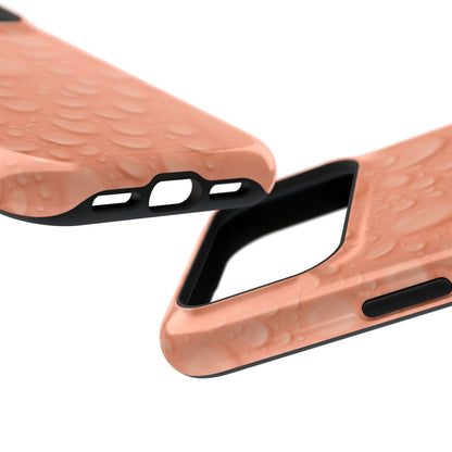 Impact-Resistant Phone Case – Apricot Rain