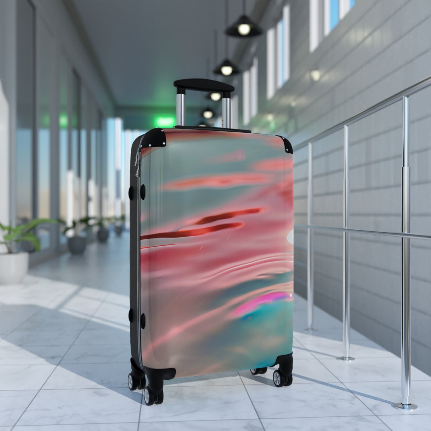 Hardshell Suitcase – Liquid Sunset