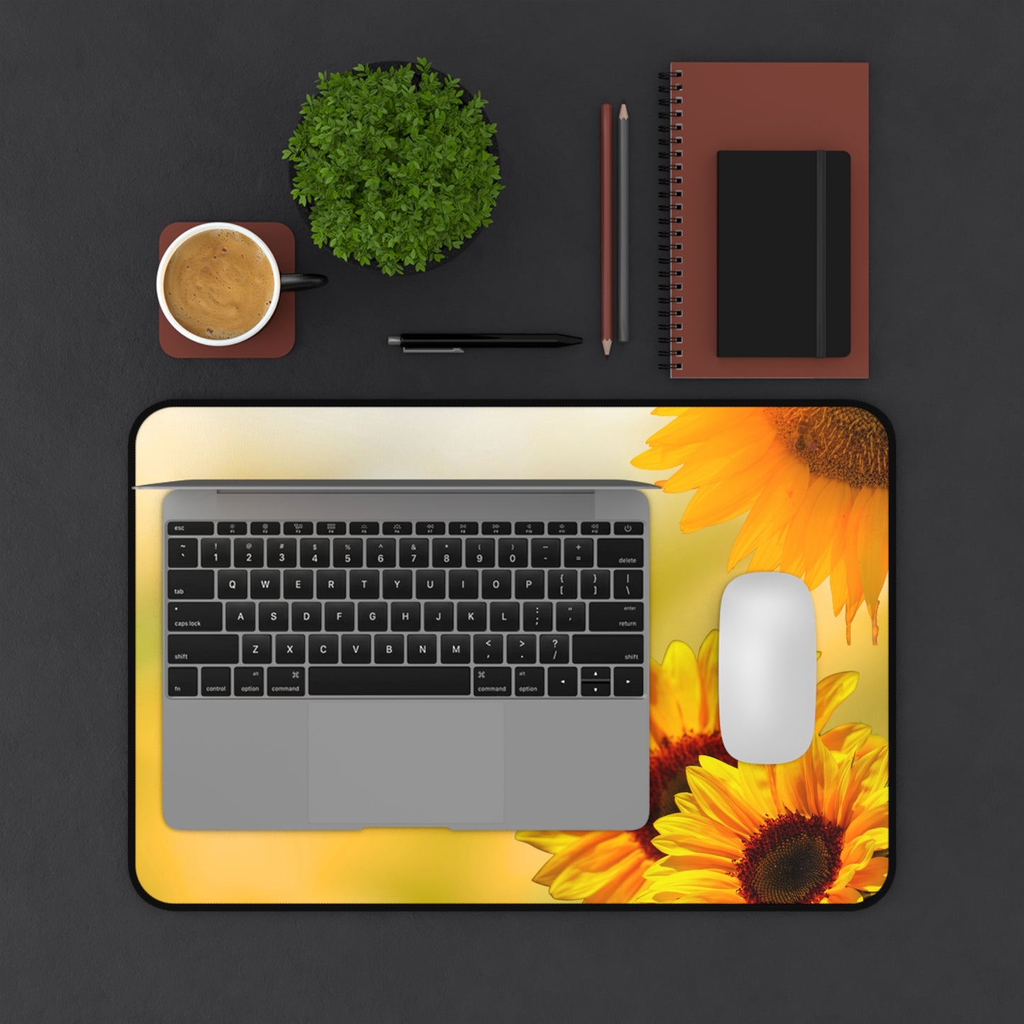 Desk Mat – Sunlit Sunflowers