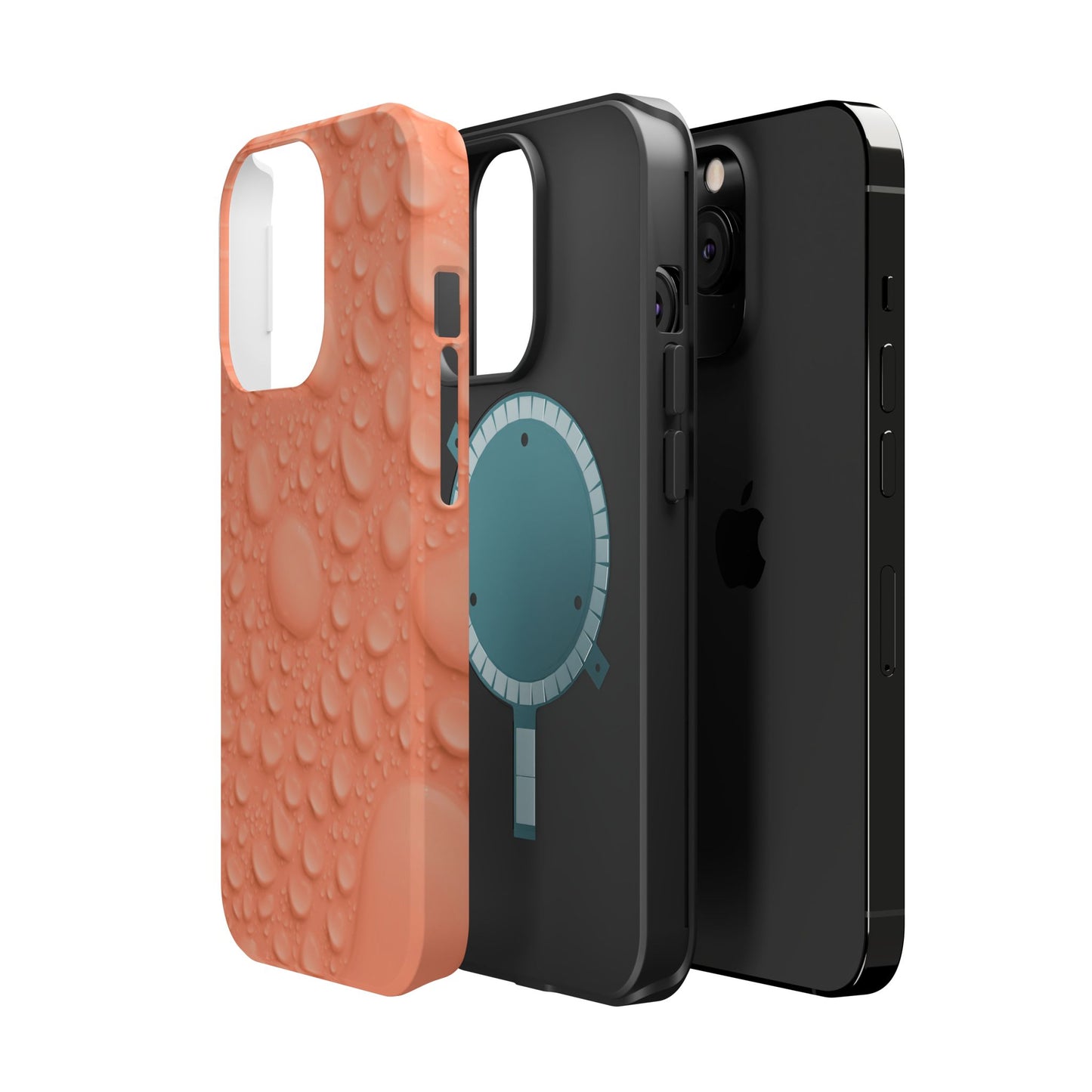 Wireless-Compatible Charging Case – Apricot Rain