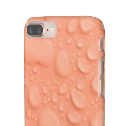 Snap Phone Case – Apricot Rain