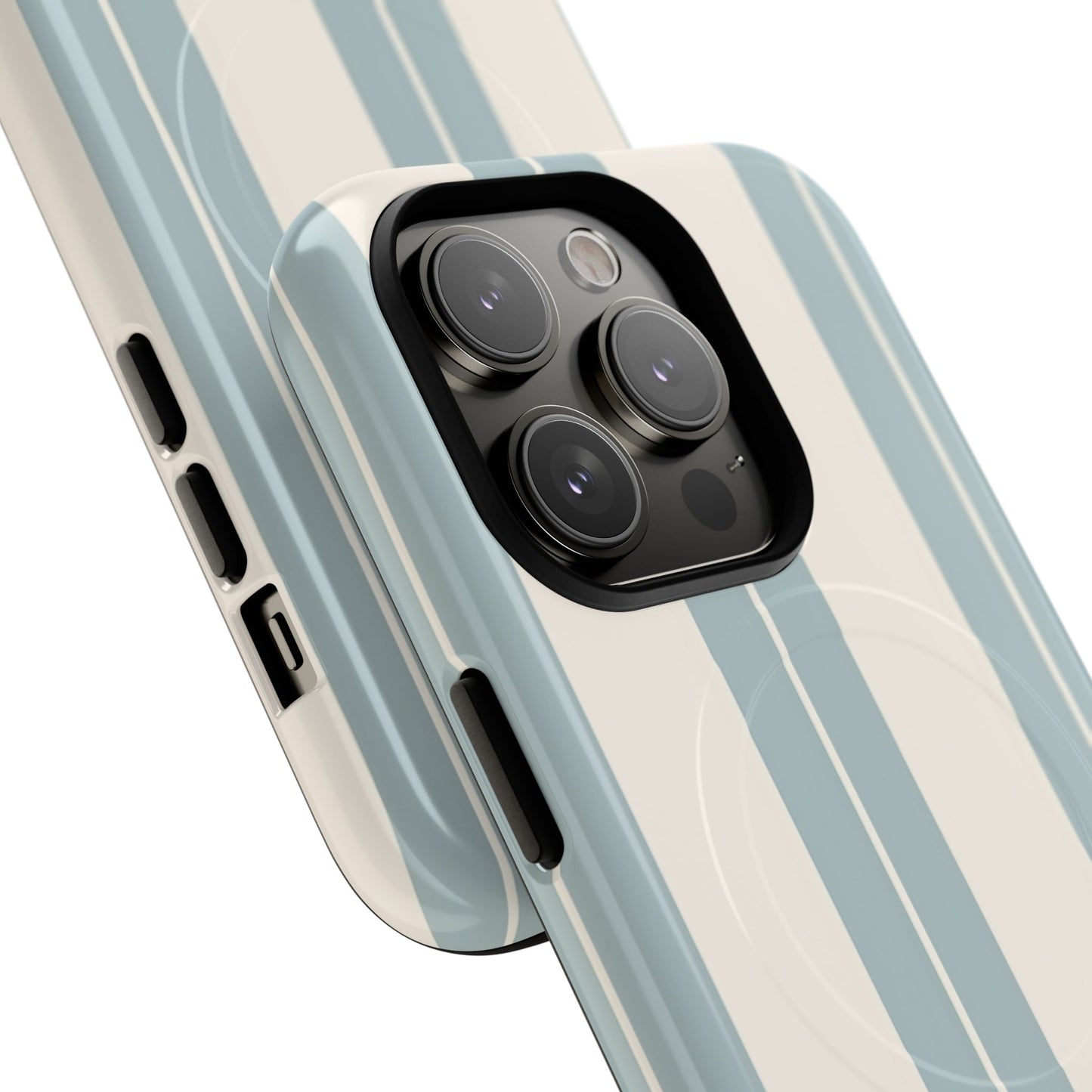 Protective Magnetic Phone Case - Coastal Stripe