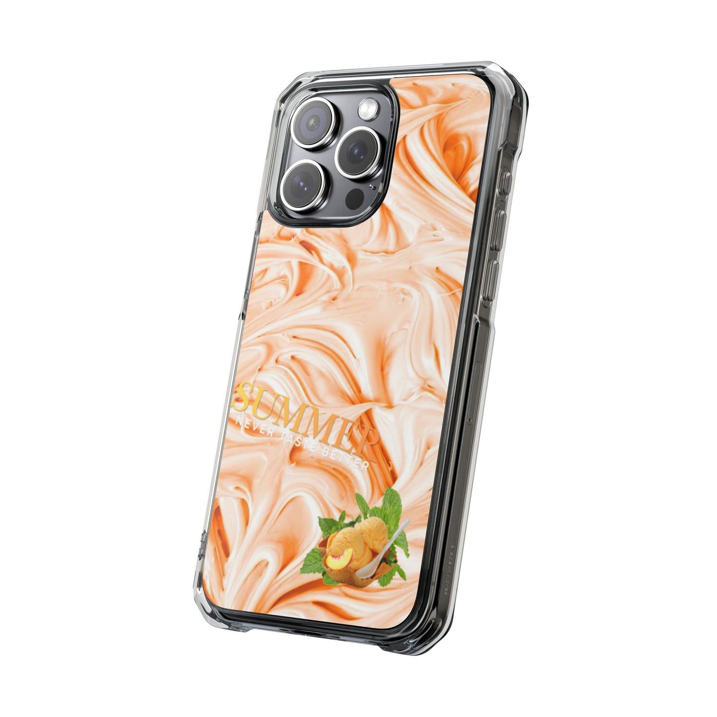 Clear Phone Case – Peach Sorbet