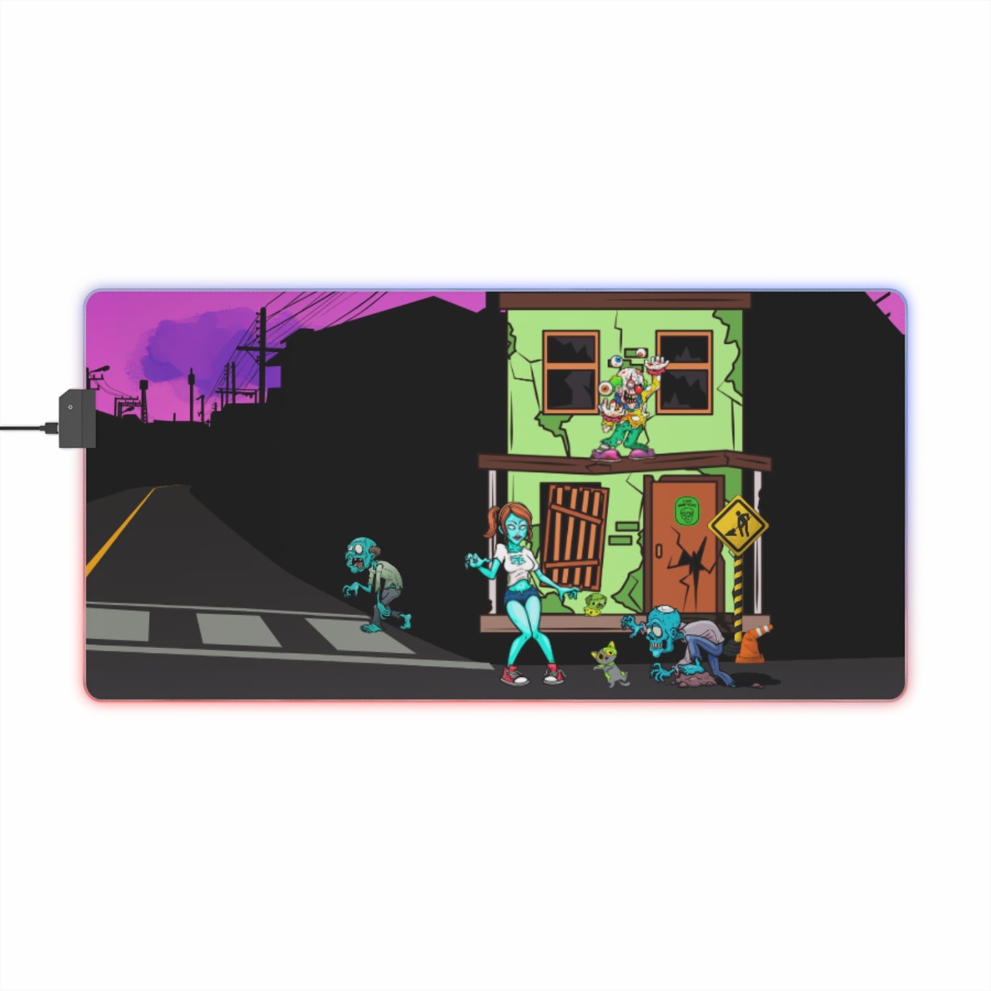 Gaming LED Desk Mat – Dead End