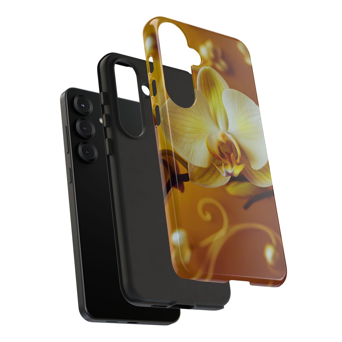 Protective Phone Case – Amber Orchid
