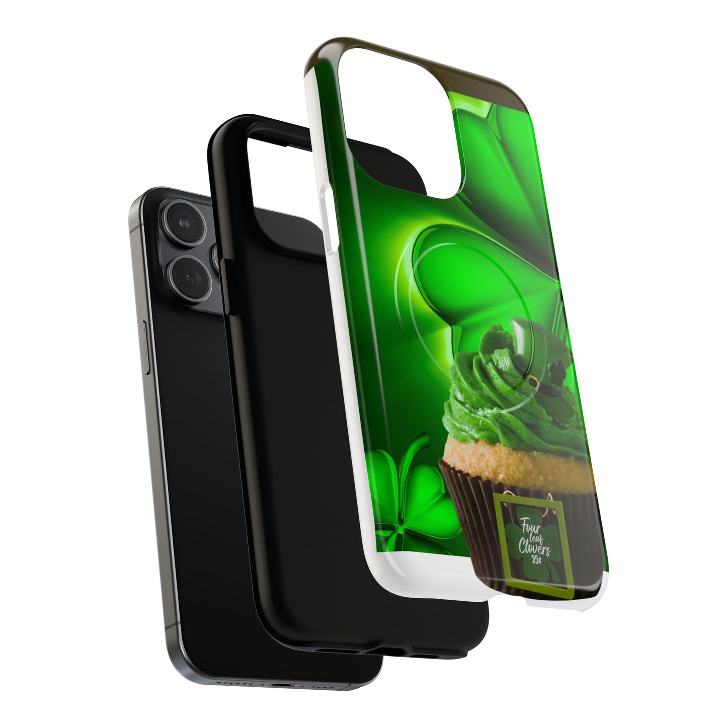 Protective Phone Case – Lucky Clover Cupcake