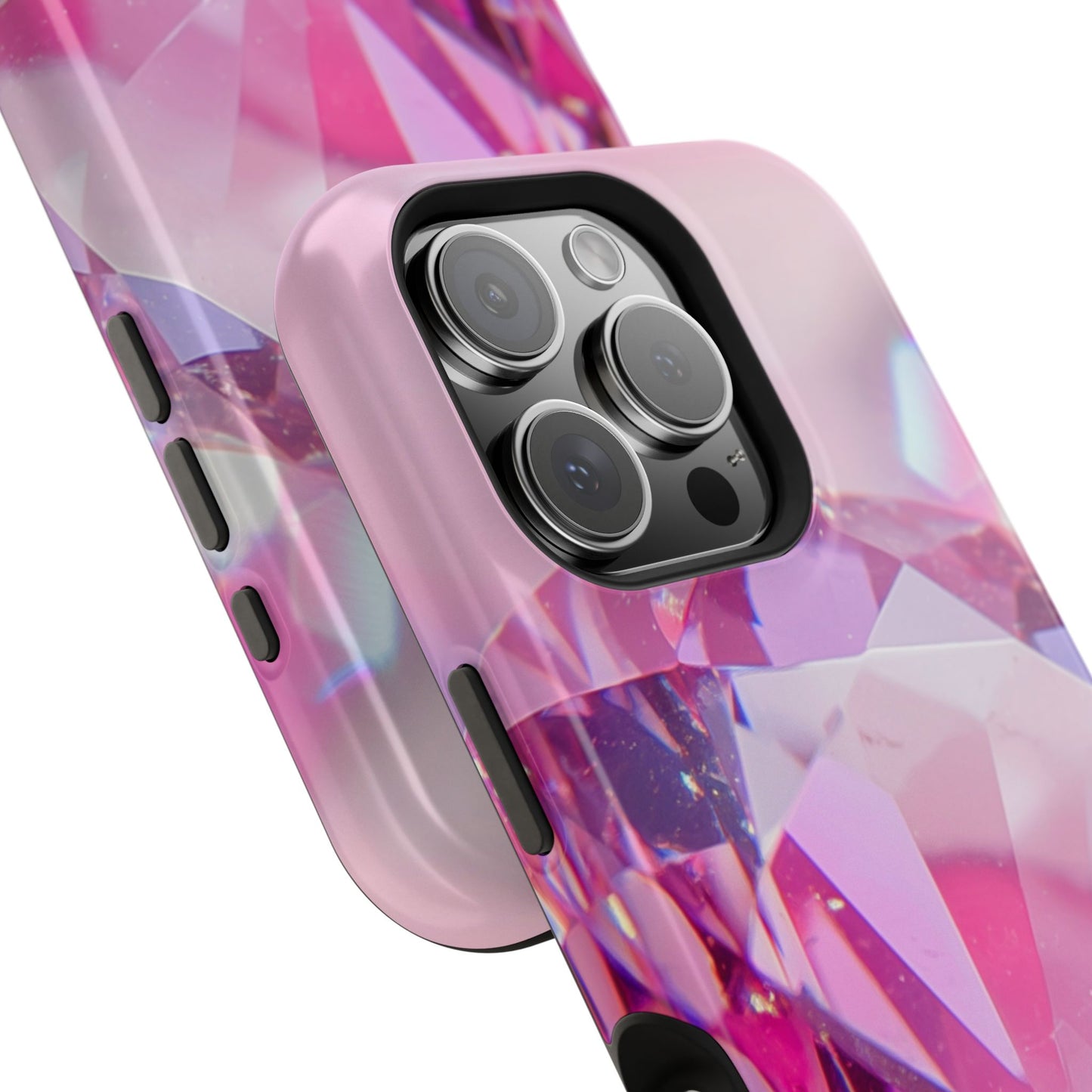 Impact-Resistant Phone Case – Pink Ice