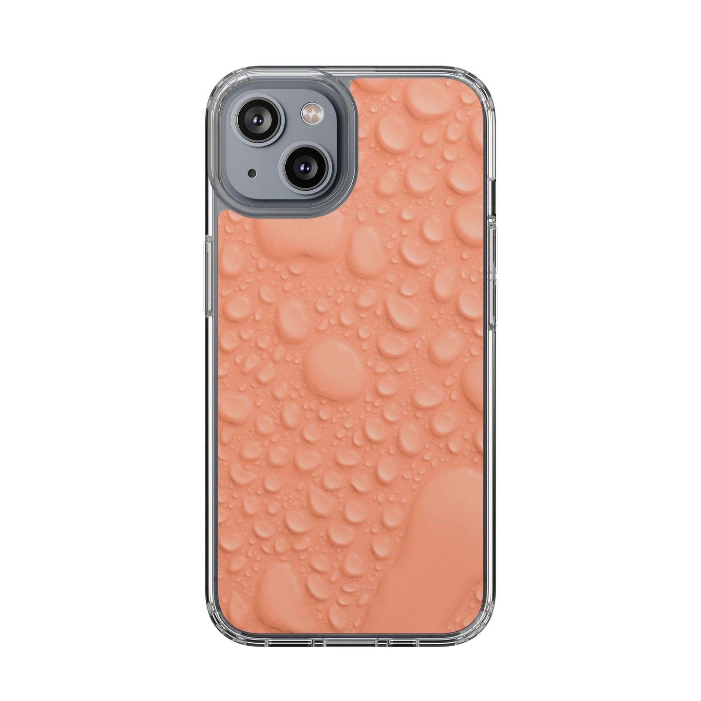 Clear Phone Case – Apricot Rain