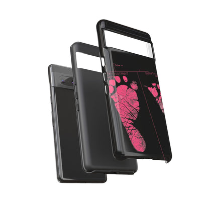 Protective Phone Case – Mom’s Little Pink Footprints