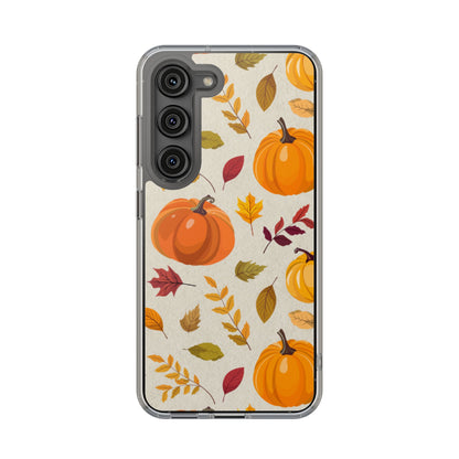 Clear Phone Case – Falling for Pumpkin