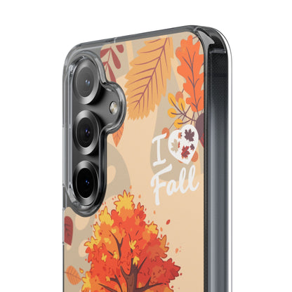 Clear Phone Case – Fall in Love