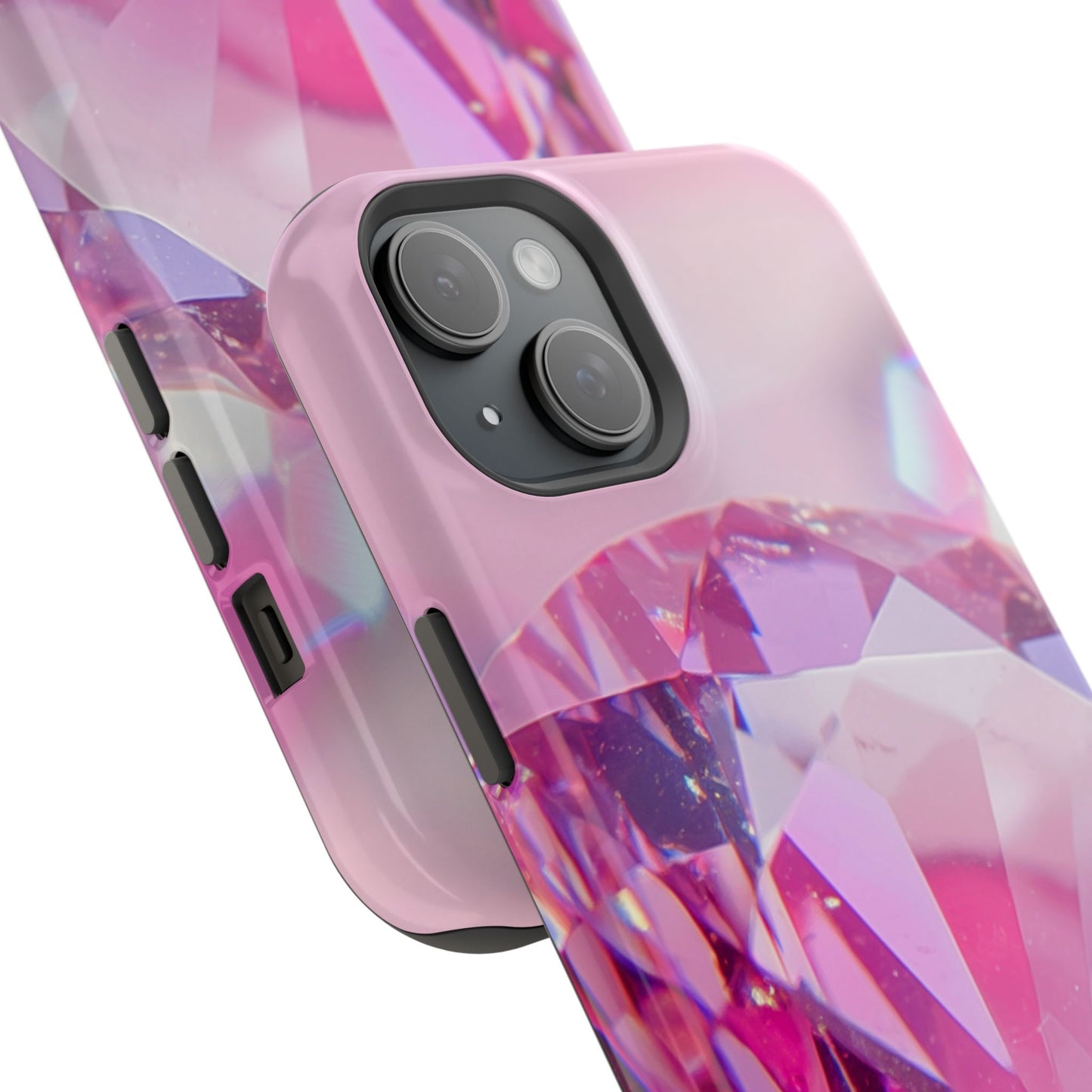 Impact-Resistant Phone Case – Pink Ice