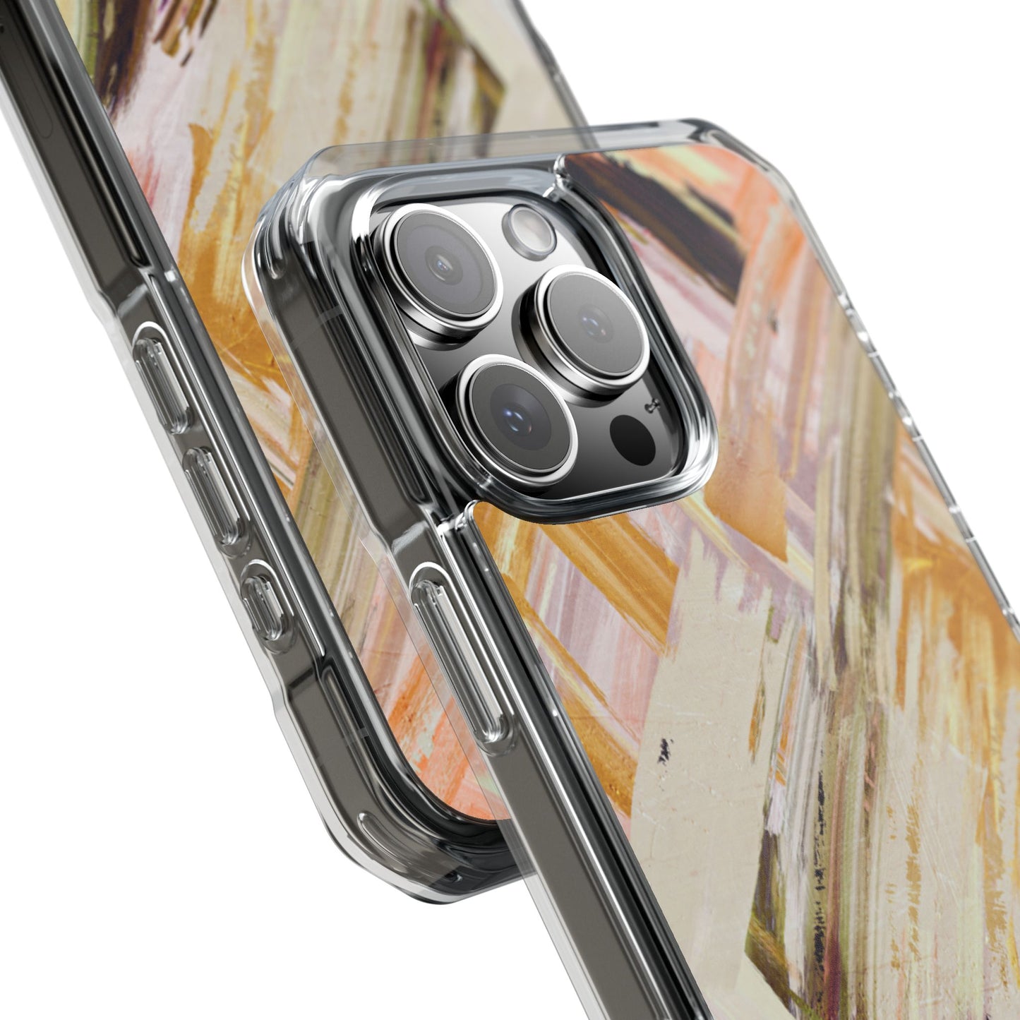 Clear Magnetic Phone Case – Brush & Bronze