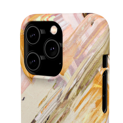 Snap Phone Case – Brush & Bronze