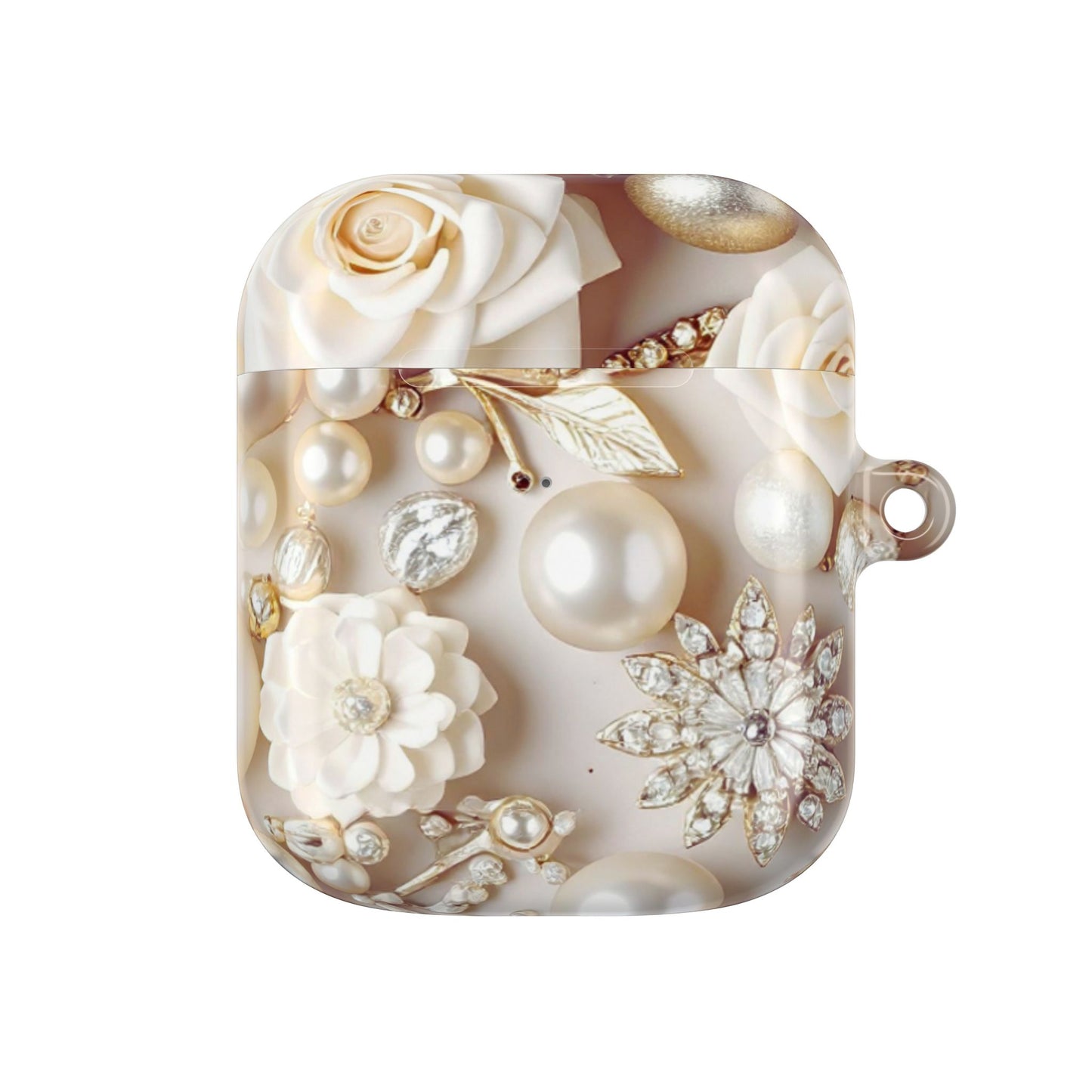 Earbud Case Cover – Ivory Opulence