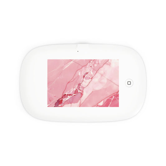 UV Phone Sanitizer with Wireless Charging – Pink Agate