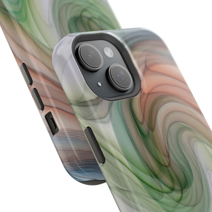 Impact-Resistant Phone Case – Marble Flow