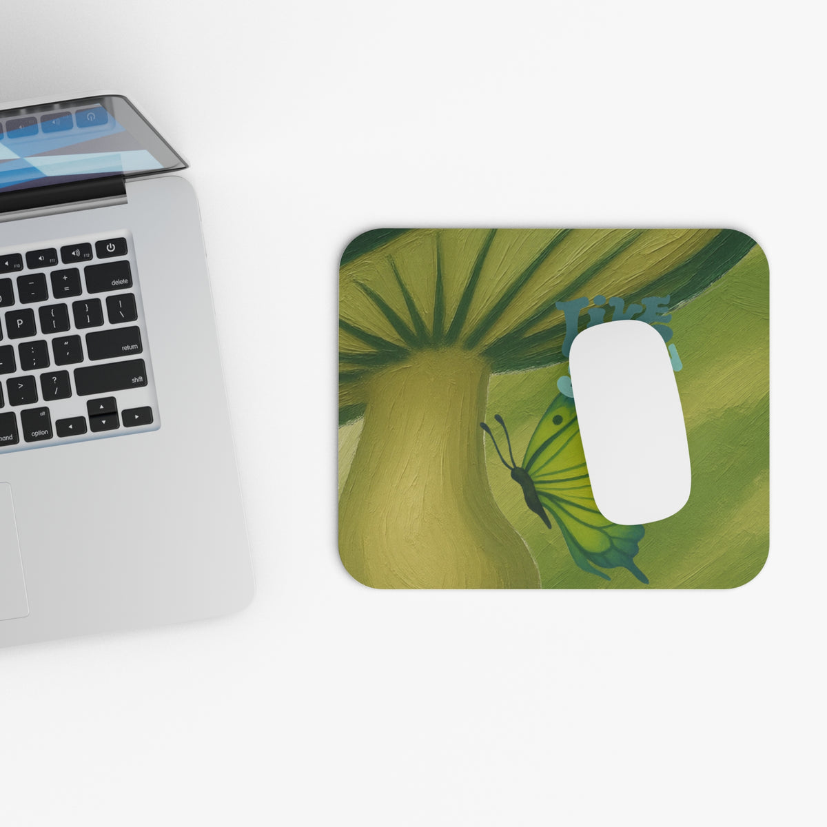 Rectangle Mouse Pad – Live Green