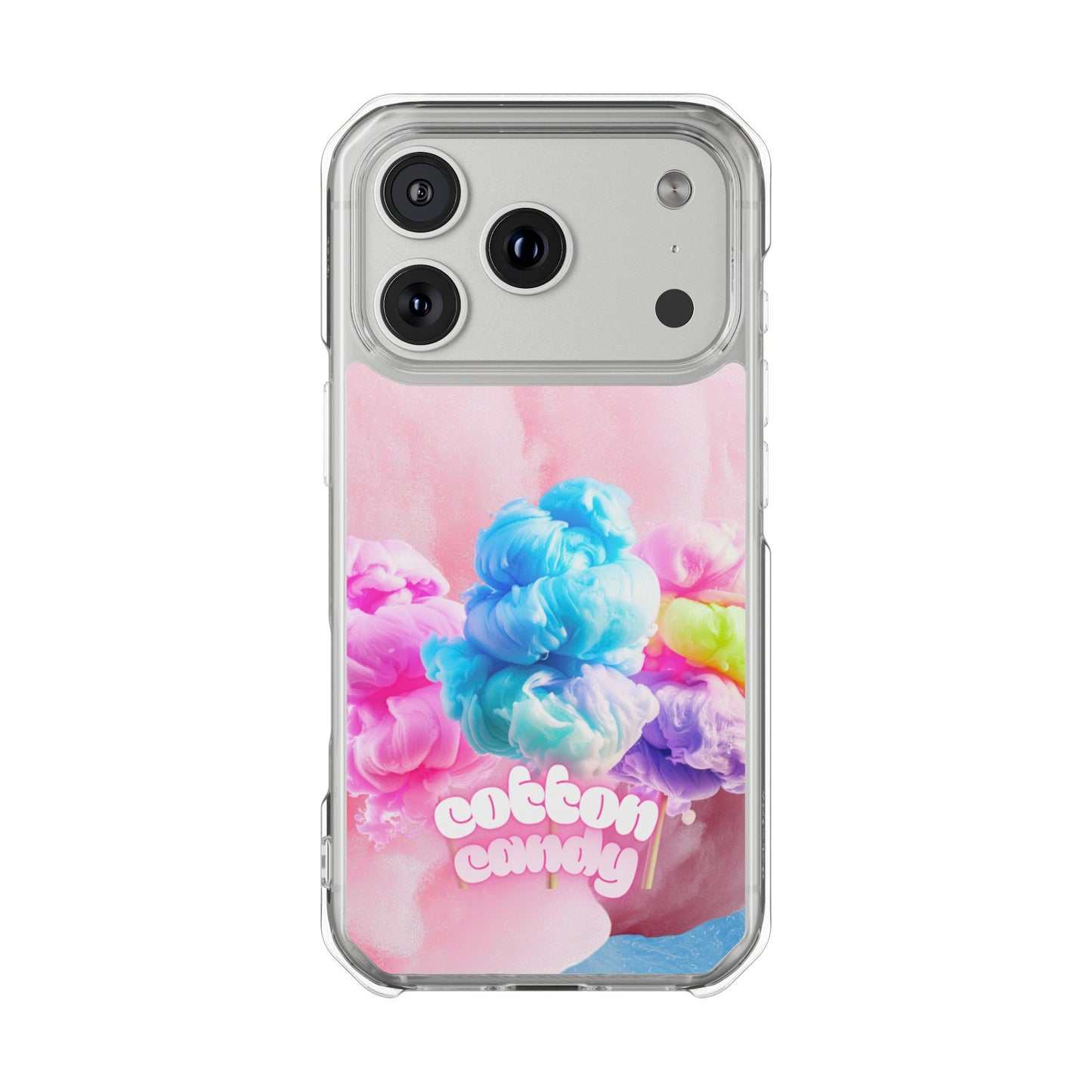 Clear Magnetic Phone Case – Cotton Candy Dream