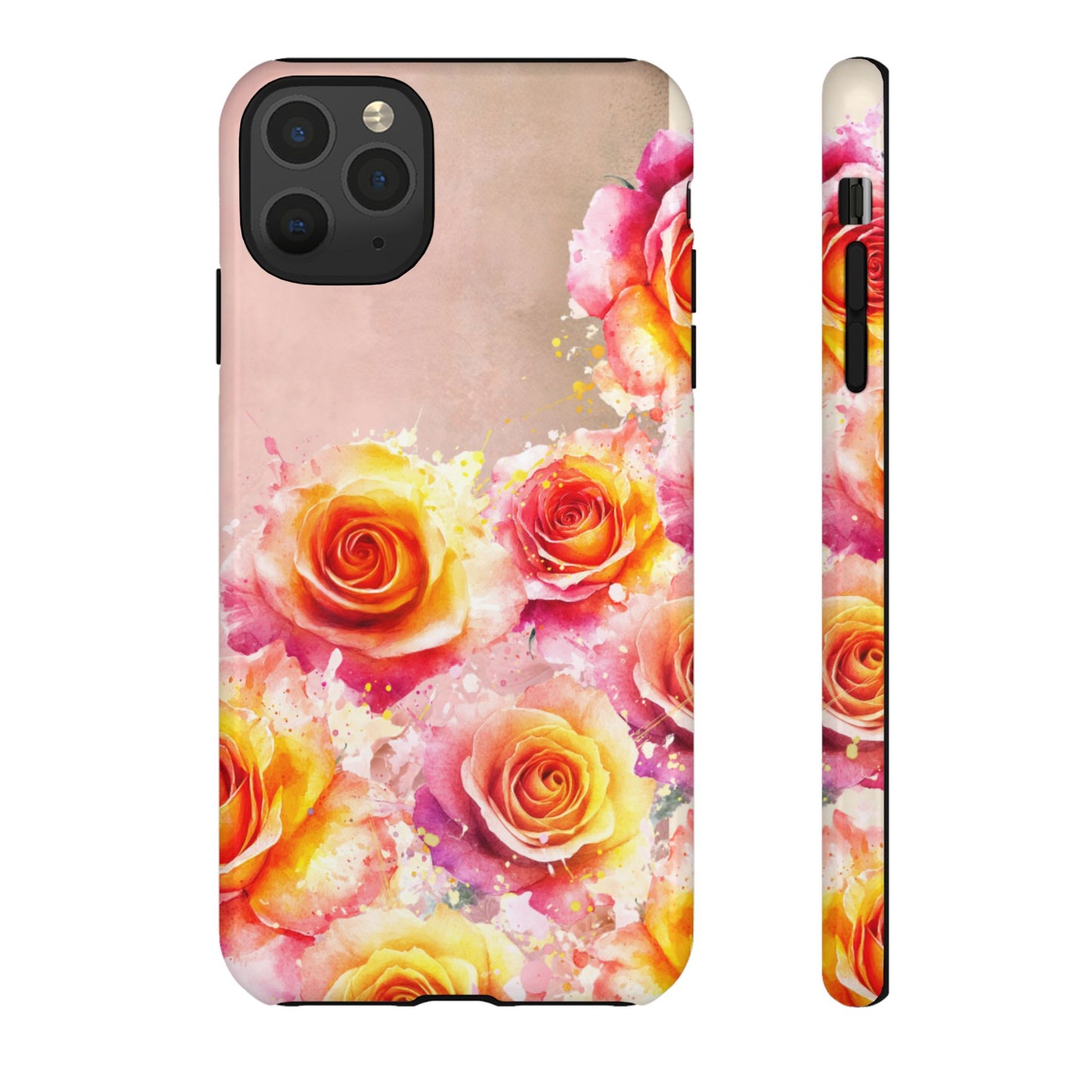 Protective Phone Case – Sunset Roses