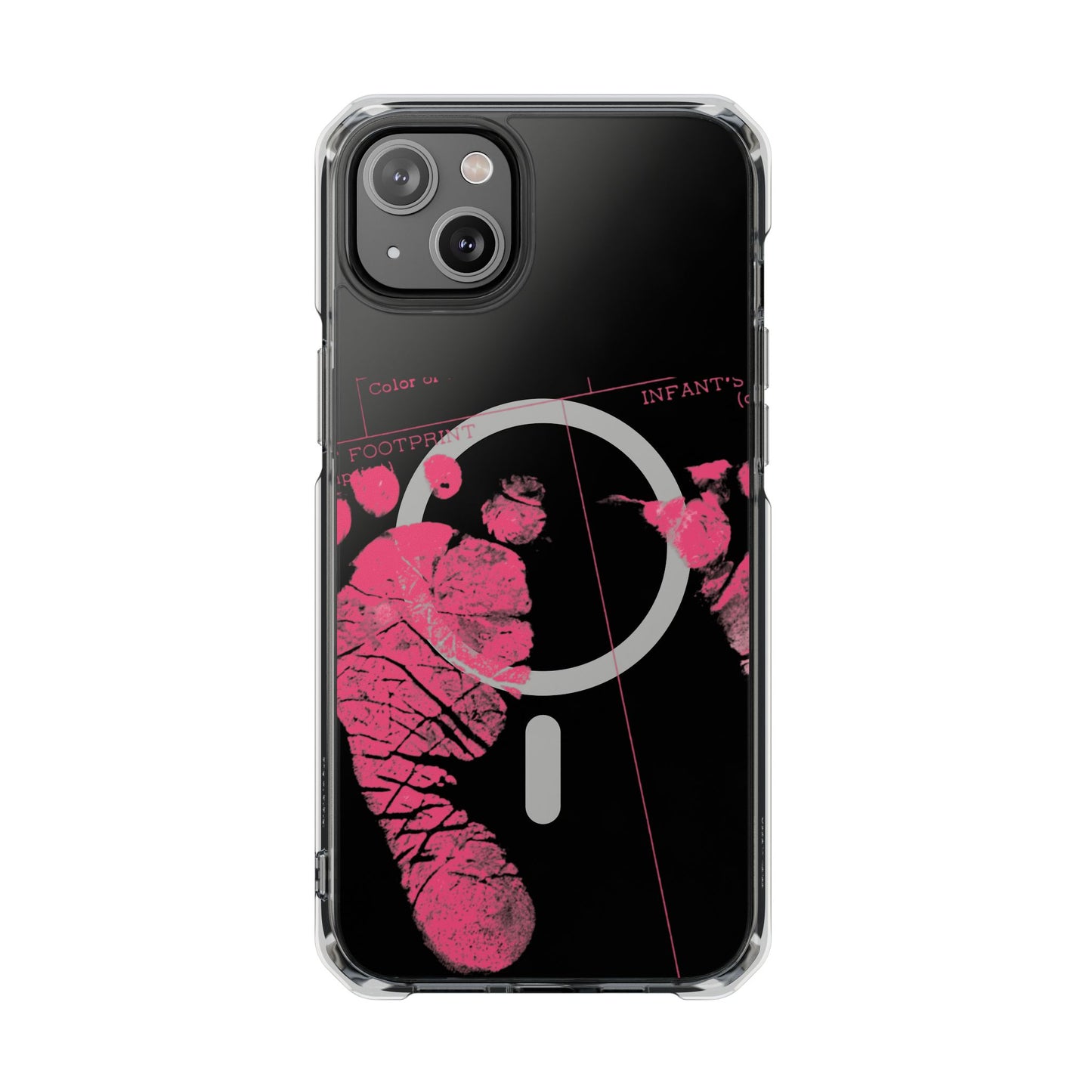 Clear Magnetic Phone Case – Mom’s Little Pink Footprints