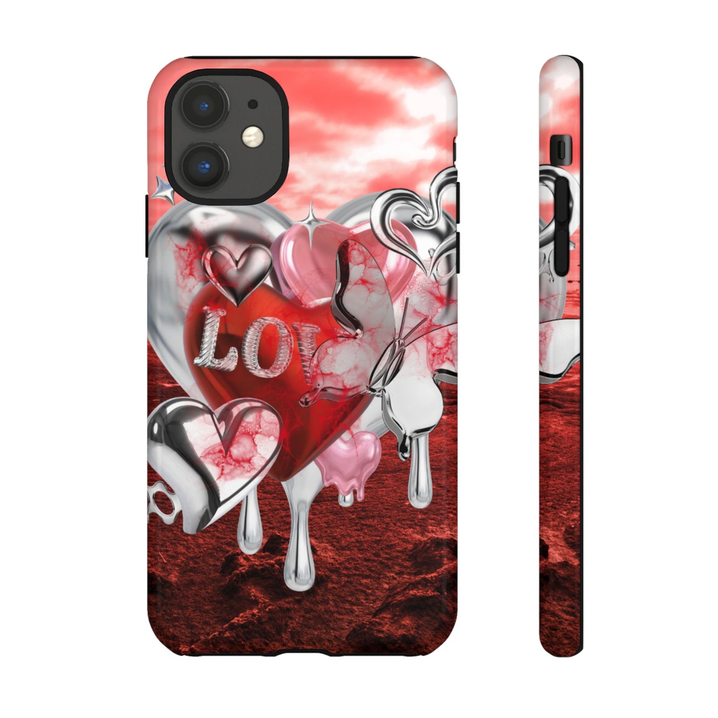 Protective Phone Case – Chrome Love