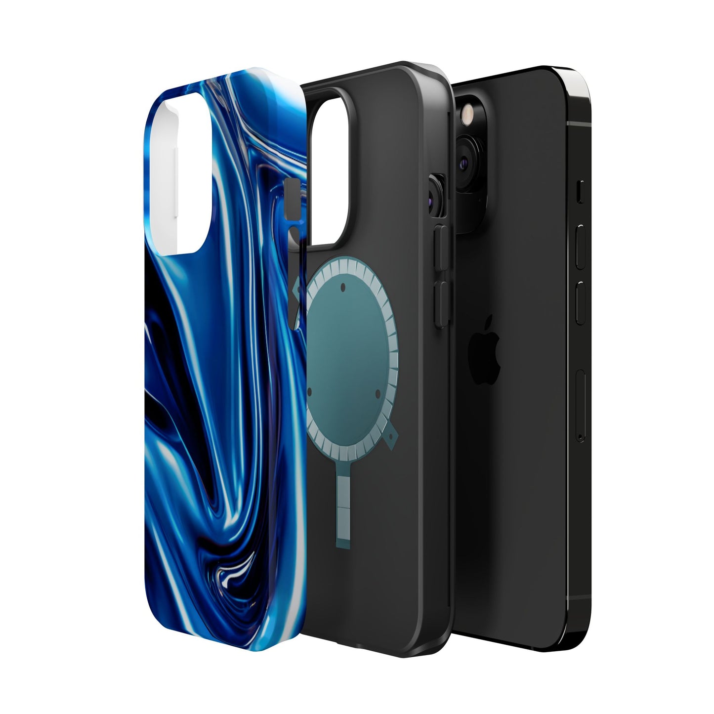 Wireless-Charging Compatible Case – Midnight Surge