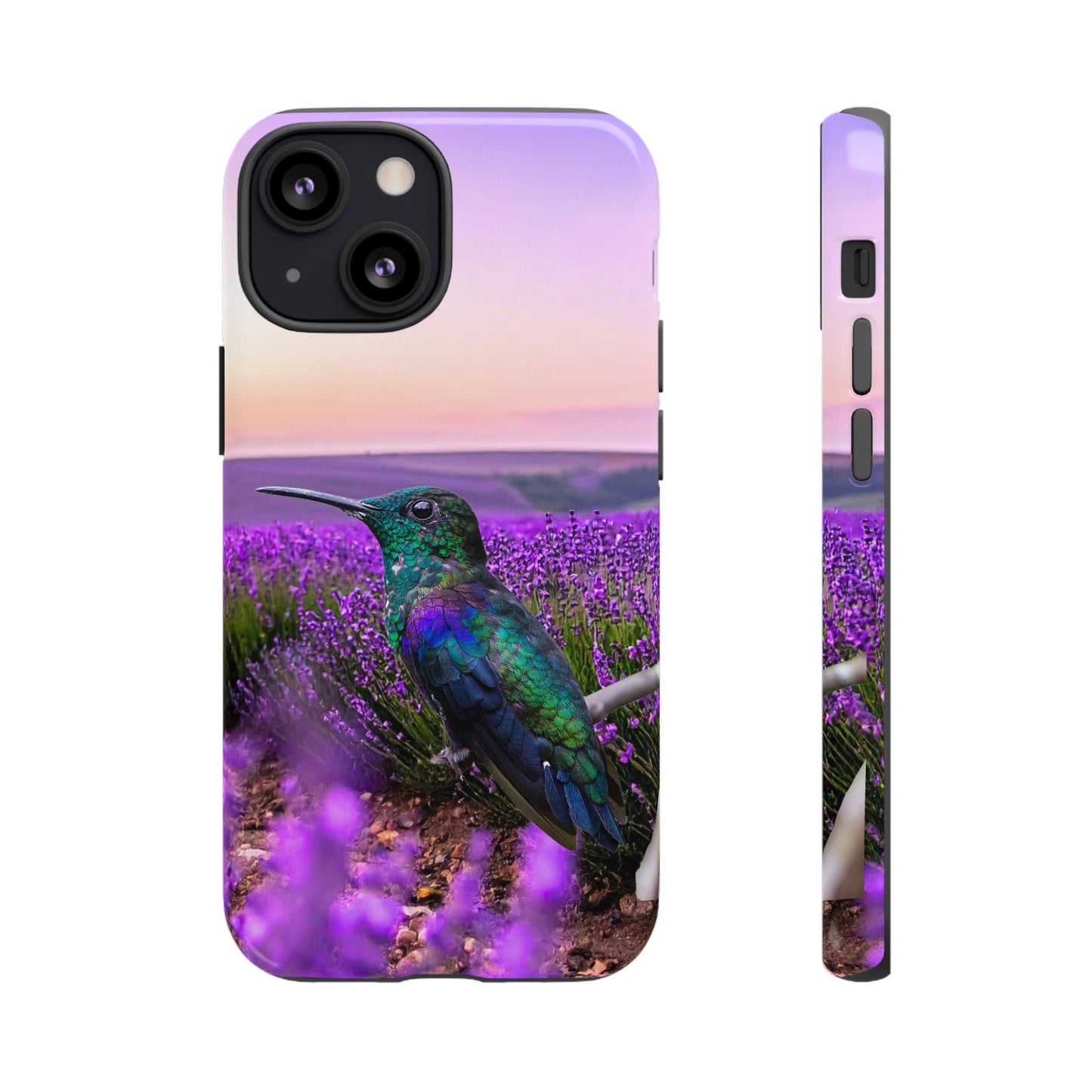 Protective Phone Case – Hummingbird Reverie