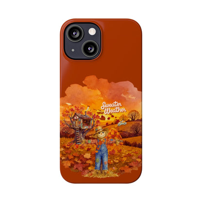 Slim Phone Case – Sweater Weather – Compatible with iPhone 11–17 Series