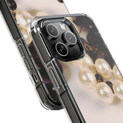 Clear Magnetic Phone Case – Noir Pearl