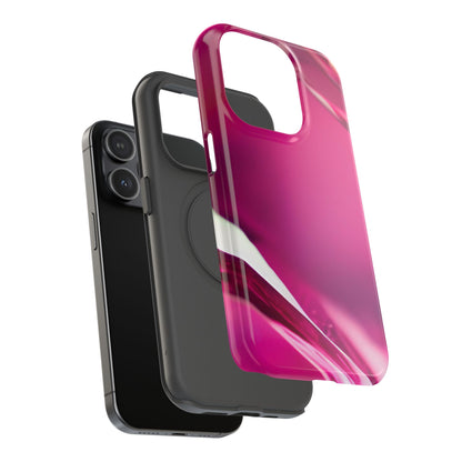 Impact-Resistant Phone Case – Magenta Motion