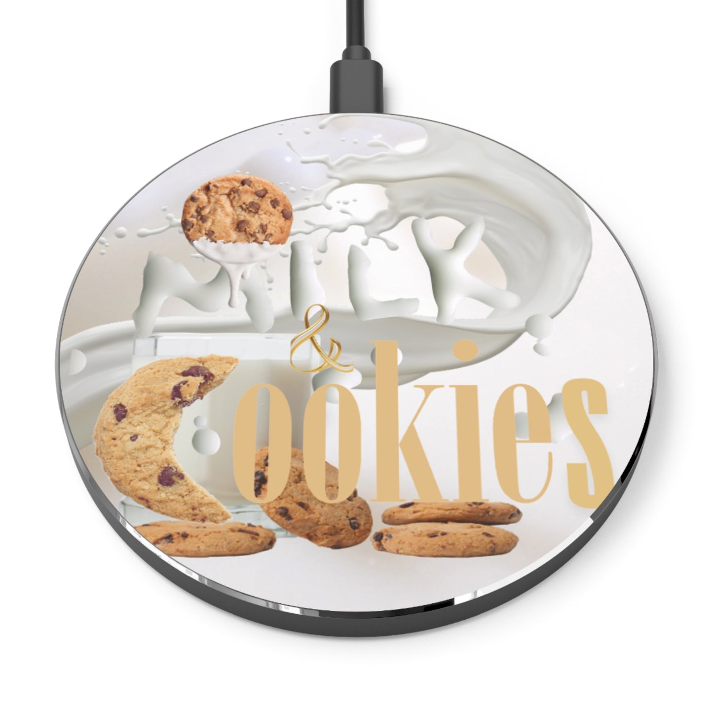 Wireless Charger – Milk & Cookies