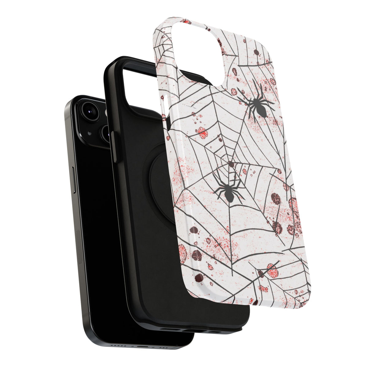 Impact-Resistant Phone Case – Blood Web