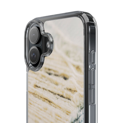 Clear Phone Case – Woven Warmth