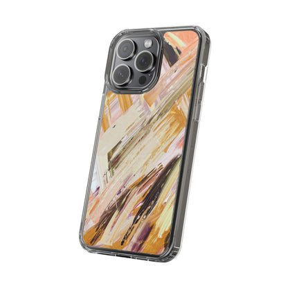 Clear Phone Case – Brush & Bronze